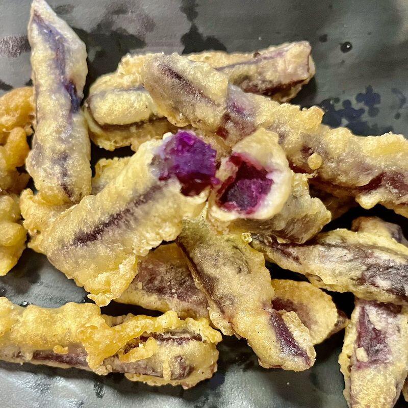 Purple Sweet Potato Tempura