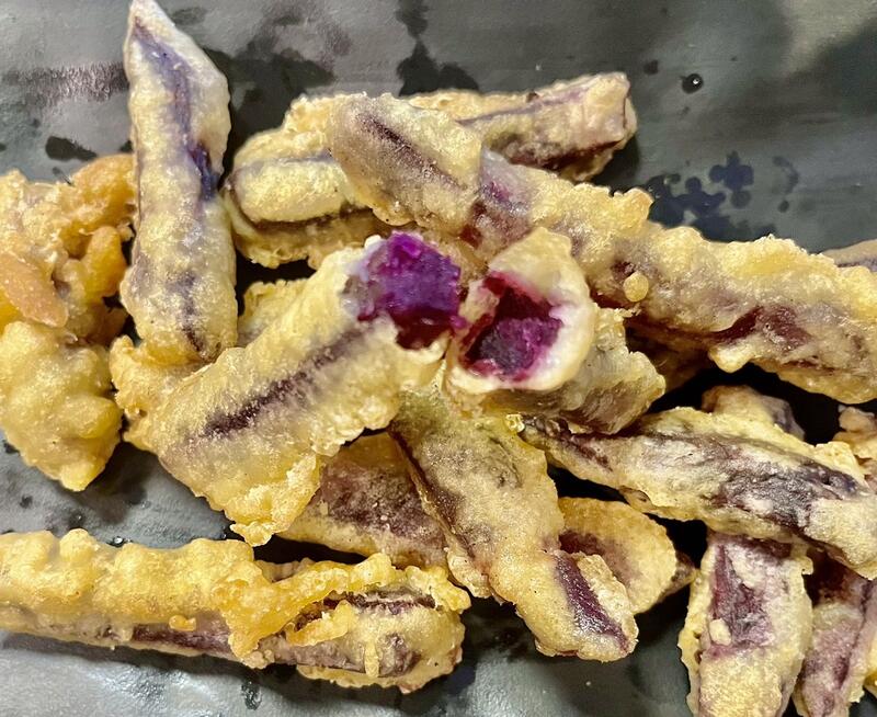 Purple Sweet Potato Tempura